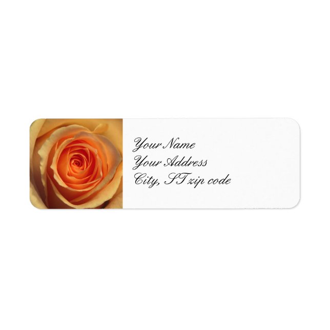 Rückgabeadresse für Gelbe Rose (Vorne)