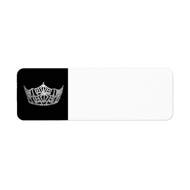 Rückgabeadresse für Pageant Crown (Vorne)