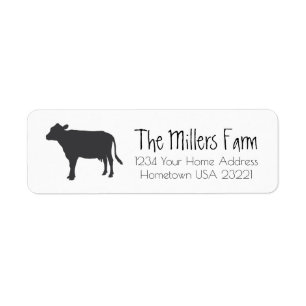Rückgabeadresse für rustikale Landwirtschafts-Tage