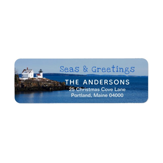 Rückgabeadresse für Seas und Gruß-Leuchtturm (Vorne)