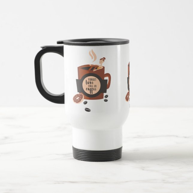 Rückgang der Kaffee-Reiseroute** Reisebecher (Links)