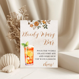Rückgang der Liebe | Bloody Mary Bar Brautparty Si Poster