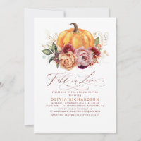 Rückgang der Liebe Bridal Dusche Einladung