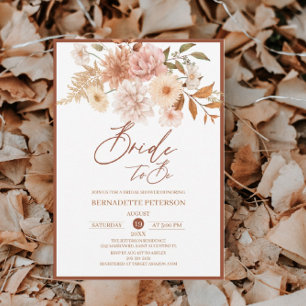 Rückgang der Liebe Bridal Dusche Einladung