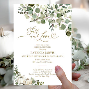Rückgang der Liebe Budget Bridal Dusche Einladunge Flyer