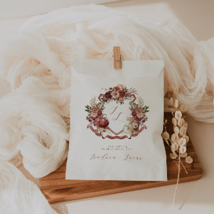 Rückgang der Liebe Herbstbloms Hochzeitsszenario Geschenktütchen