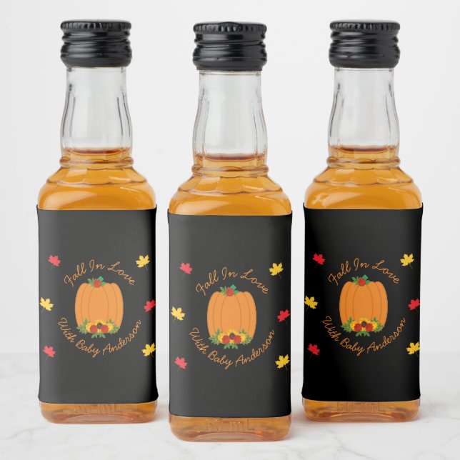 Rückgang der Liebe-Kinderdusche Alkoholflaschenetikett (Flaschen)