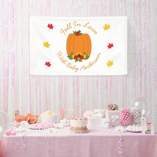 Rückgang der Liebe-Kinderdusche Banner (Party)