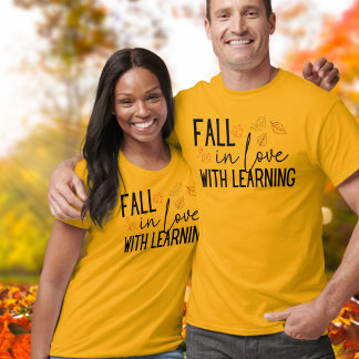 Rückgang der Liebe mit dem Lehrer T-Shirt