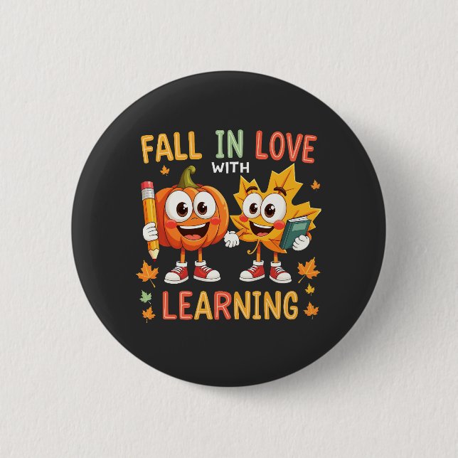 Rückgang der Liebe mit der Lehrschule Button (Vorderseite)