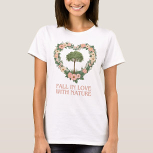 Rückgang der Liebe mit der Natur T-Shirt