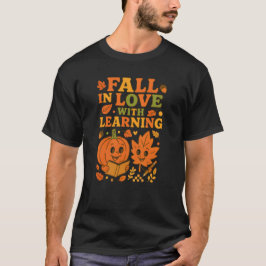 Rückgang der Liebe mit Retro-Lehrer T-Shirt