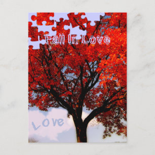 Rückgang der Liebe Postkarte