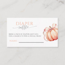 Rückgang der Liebe Pumpkin Pink Bow Diaper Raffel