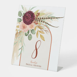 Rückgang der Liebe Rustikaler Boho Rostbrust Arlbl Sockelschild