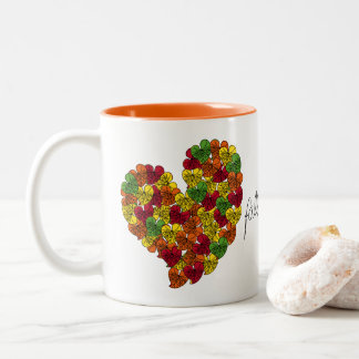 Rückgang der Liebe-Signatur-Multi Zweifarbige Tasse
