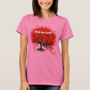 Rückgang der Liebe T - Shirt Wirbel Roots Hearts F