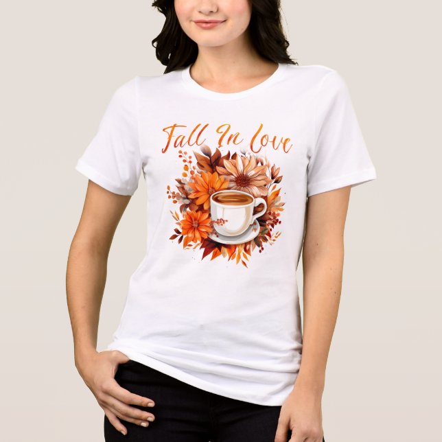 Rückgang der Liebe Tri-Blend Shirt (Vorderseite)
