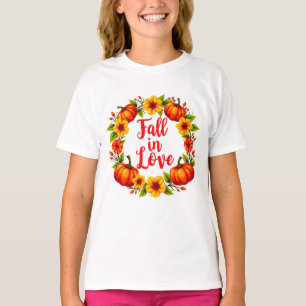 Rückgang der Liebe: Vibrierendes Herbstkreidedesig T-Shirt