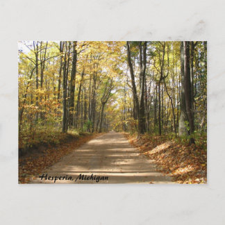 Rückgang der Postkarte des Landes