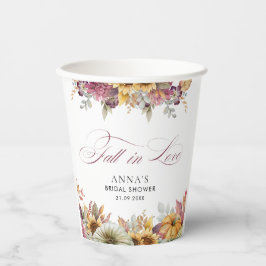 Rückgang des Brautparty der Liebe Pappbecher