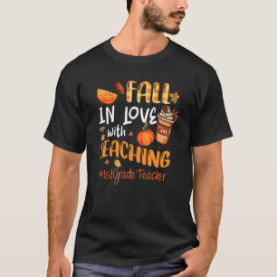 Rückgang in der Liebe mit Unterricht 1. Klasse Leh T-Shirt