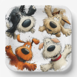 RÜCKGANG IN JEDER ANLASS oder Urlaub Pappteller