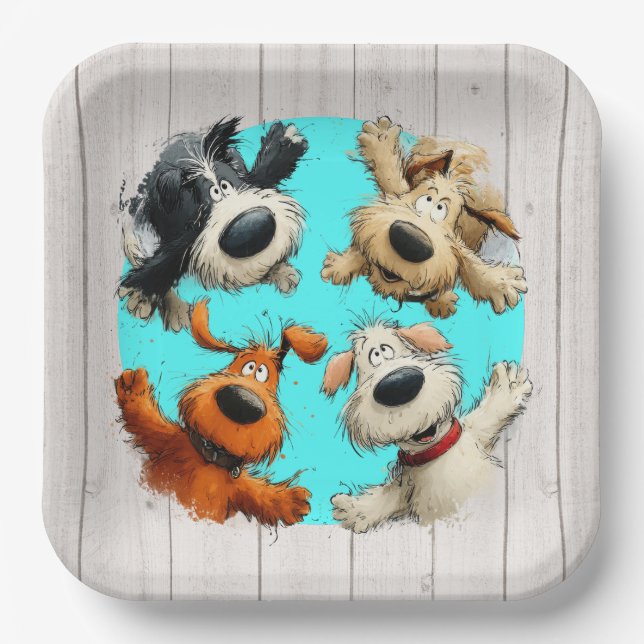 RÜCKGANG IN JEDER ANLASS oder Urlaub Pappteller (Vorderseite)