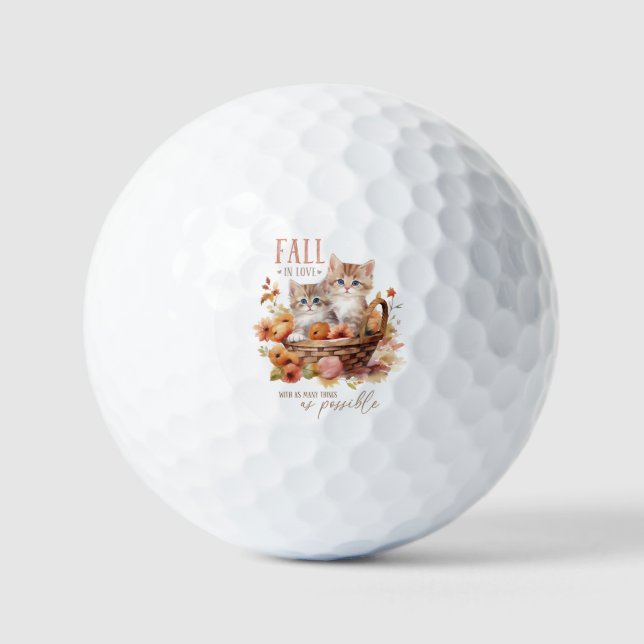 Rückgang in Liebe mit so vielen Dingen Golfball (Vorderseite)