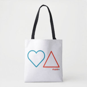 "Rückgang in Liebe mit Wandel" Weißtasche Tasche