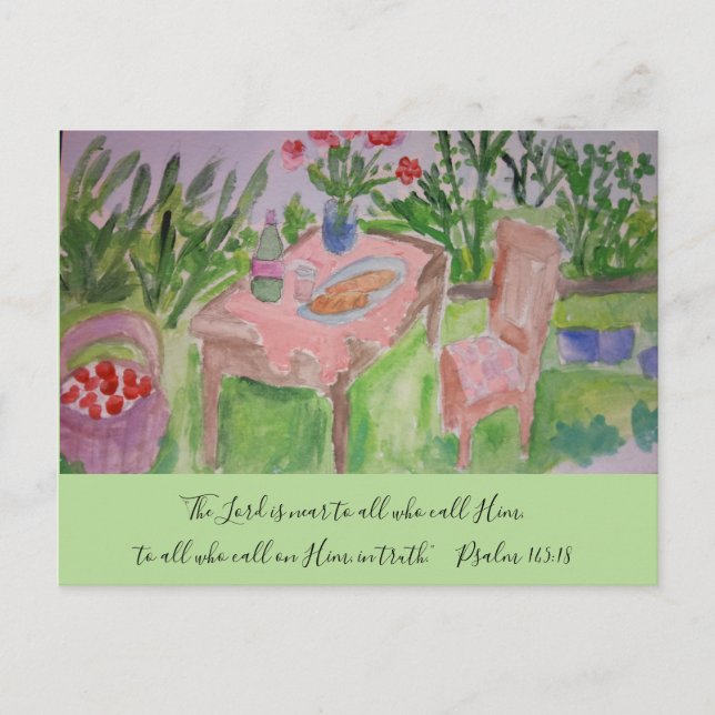 Rückgarn Postkarte (Vorderseite)