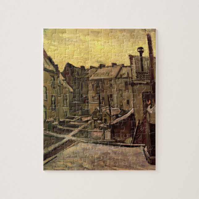 Rückgrat der alten Häuser von Vincent van Gogh (Vertikal)
