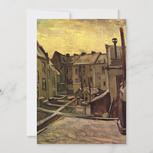 Rückgrat der alten Häuser von Vincent van Gogh (Vorderseite)