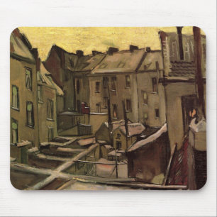 Rückgrat der alten Häuser von Vincent van Gogh Mousepad