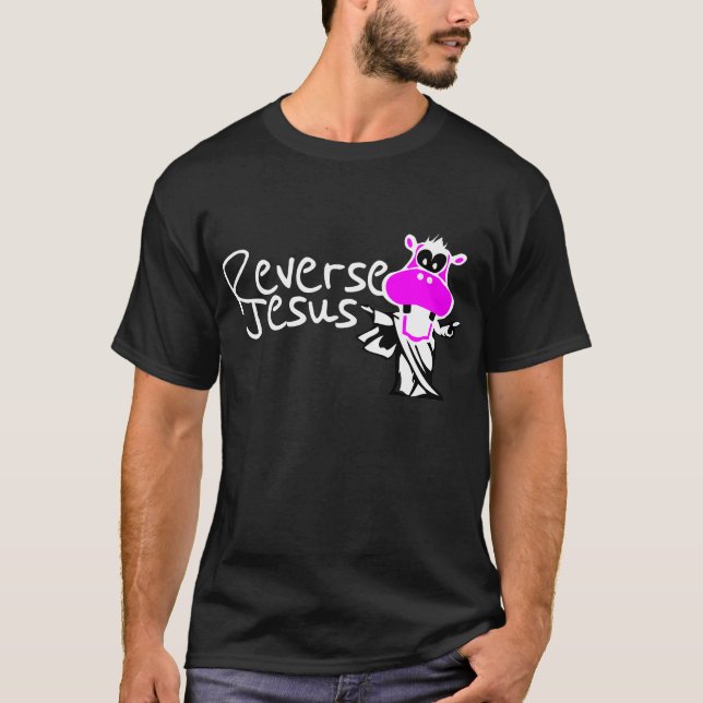 Rückhalleluja-Flusspferd T-Shirt (Vorderseite)