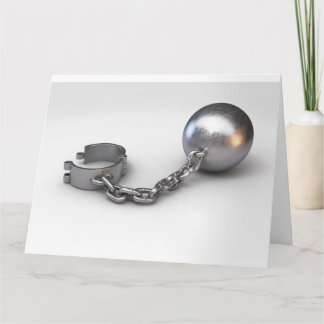 Rückhalteeinrichtung für Ball und Kette Karte