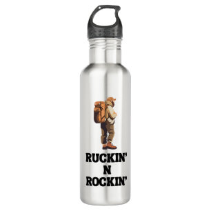 Ruckin' N Rockin' für die Rucksackwanderung Edelstahlflasche