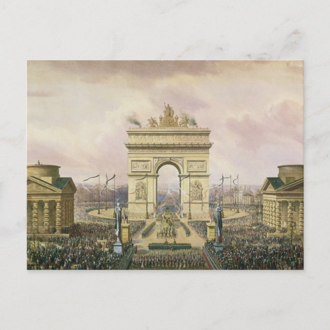 Rückkehr der Asche des Kaisers nach Paris Postkarte (Vorderseite)