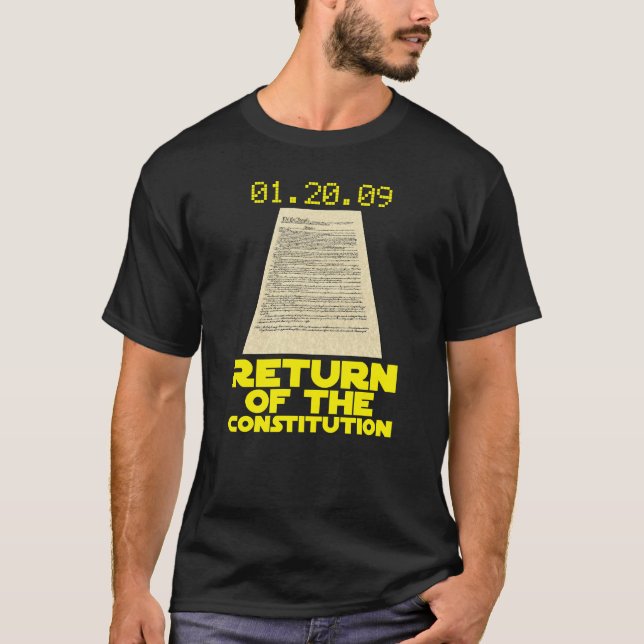 "Rückkehr der Konstitution" T-Shirt (Vorderseite)