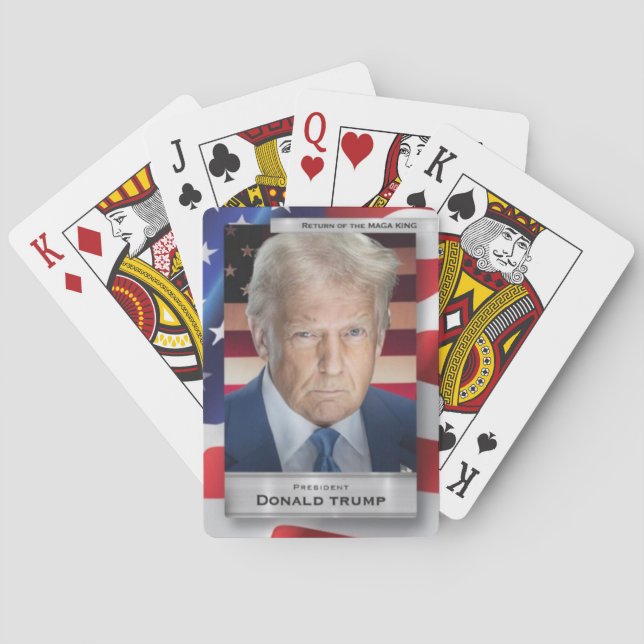 Rückkehr der MAGA KING Spielkarten (Rückseite)