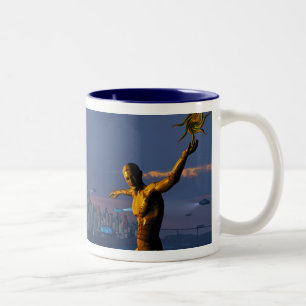 Rückkehr des Albatros Zweifarbige Tasse