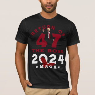 Rückkehr des CHEFS 47 TRUMP 2024 T-Shirt