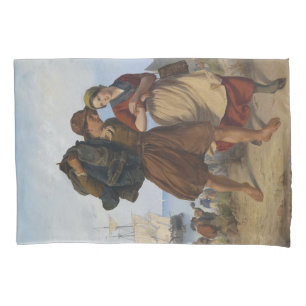 Rückkehr des Fischers (von Rudolf Jordan) Kissenbezug