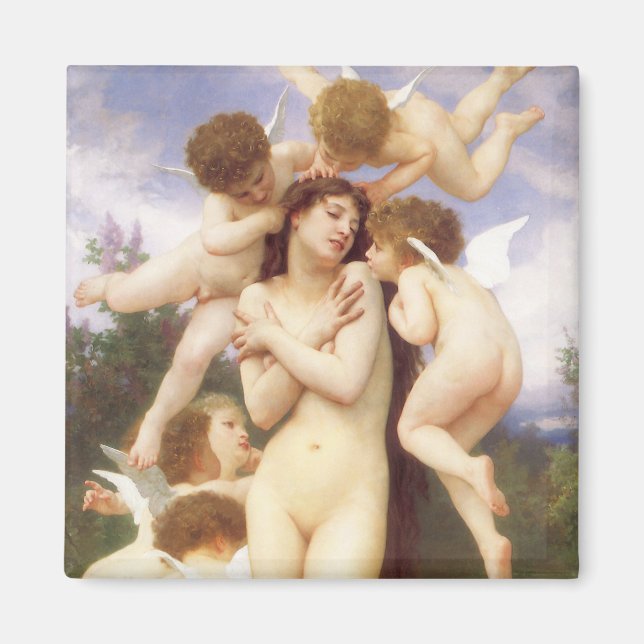 Rückkehr des Frühlings (Le Printemps) von Bouguere Magnet (Vorne)