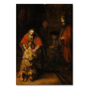 Rückkehr des Prodigal Son durch Rembrandt van Rijn Tischnummer