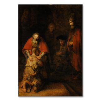 Rückkehr des Prodigal Son durch Rembrandt van Rijn Tischnummer