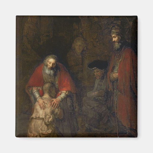 Rückkehr des Prodigalen Sohn, c.1668-69 Magnet (Vorne)
