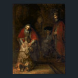 Rückkehr des Prodigalen Sohn, c.1668-69 Poster<br><div class="desc">Rückkehr des Prodigalen Sohn, c.1668-69 | von Rembrandt Harmensz. van Rijn | Art Location: Hermitage, St. Petersburg, Russland | Dutch Artist | Image Collection number: XIR37502</div>