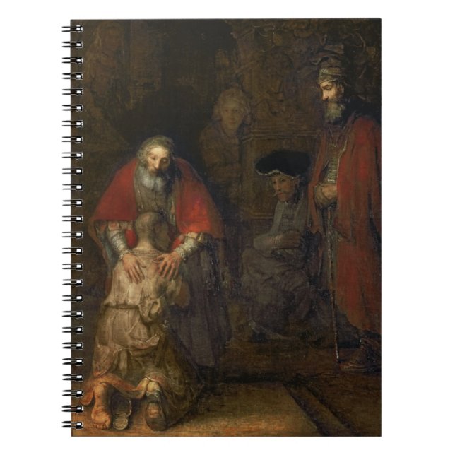 Rückkehr des verschwenderischen Sohns, c.1668-69 Notizblock (Vorderseite)