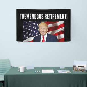 RÜCKKEHR-DONALD TRUMP PARTY BANNER